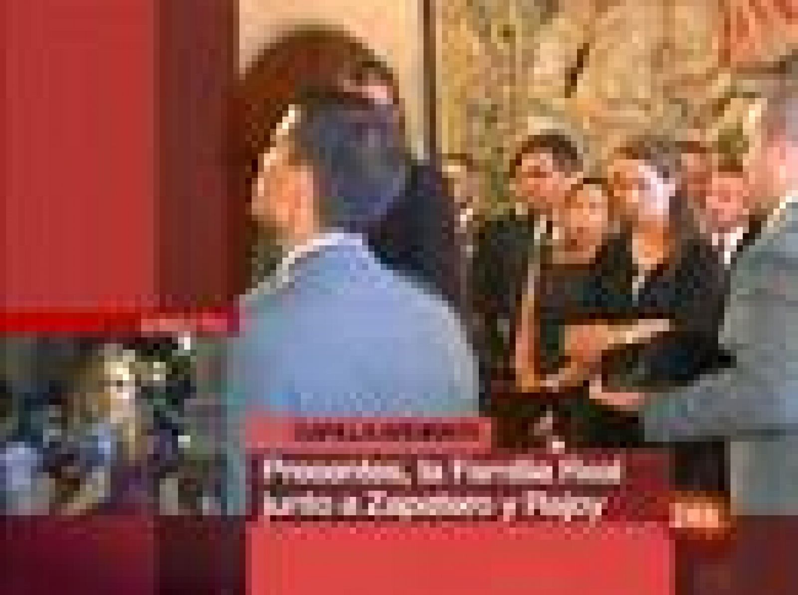 Zapatero distingue a los agentes caídos | Ver