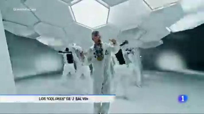 Telediario 1 - J Balvin lanza su nuevo disco 'Colores' con la esperanza de compartir algo de alegría frente al coronavirus