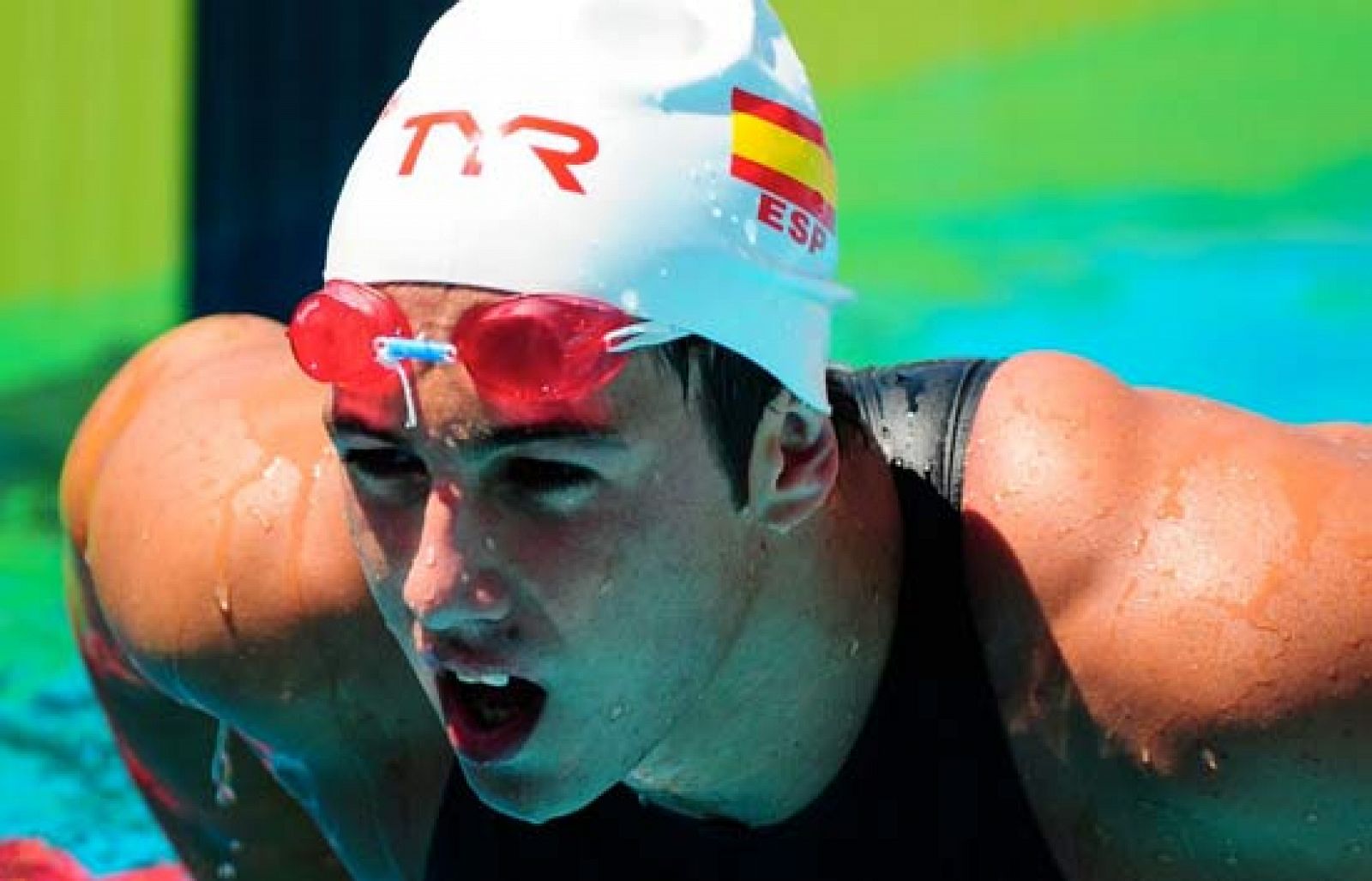 El español Rafa Muñoz ha conseguido pasar a la semifinal de 100 metros mariposa clasificándose en tercera posición.