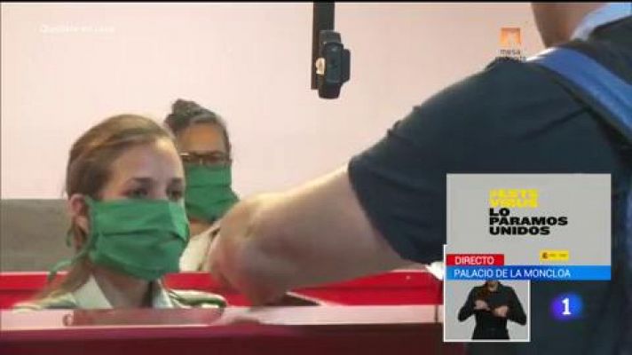 Telediario 1 - Cuba cierra sus fronteras un mes