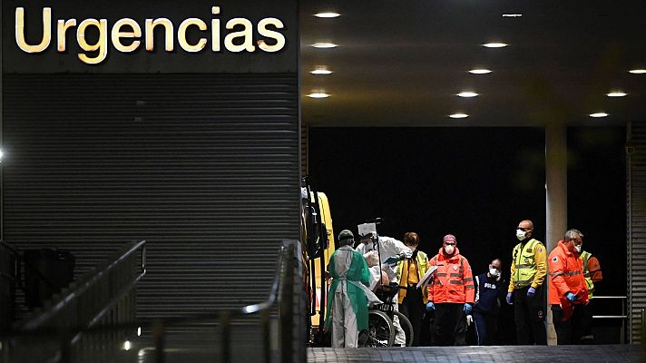 Telediario 1 - Los profesionales sanitarios aseguran que están desbordados y les faltan medios