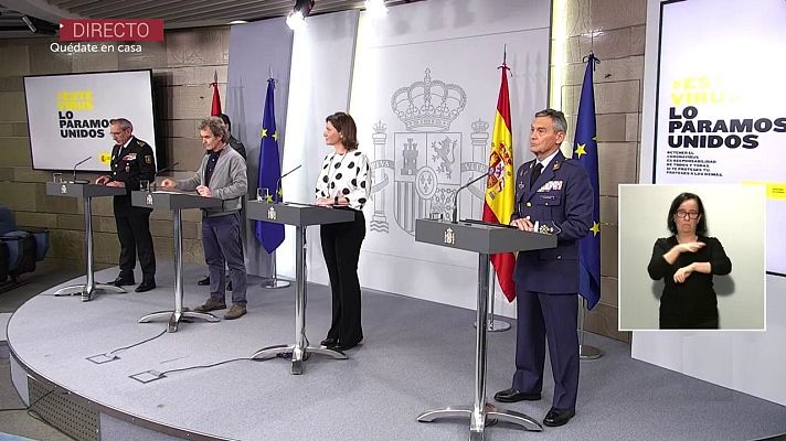 Especiales informativos - Coronavirus. Rueda de prensa del comité técnico - 22/03/20