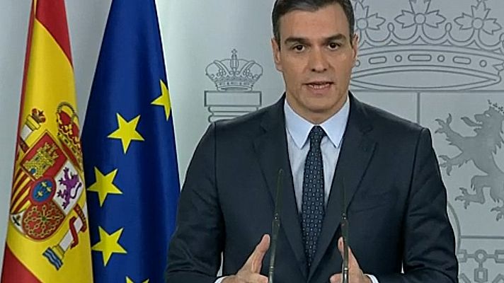 Sánchez anuncia que ampliará el estado de alarma hasta el 11 de abril