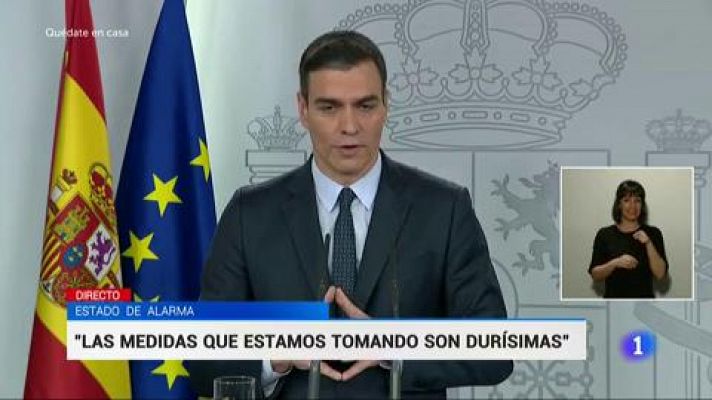 Pedro Sánchez: "Tenemos que encontrar una respuesta europea, no solo nacional"