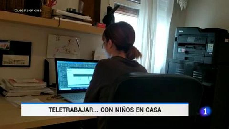 Teletrabajando y cuidando a los hijos