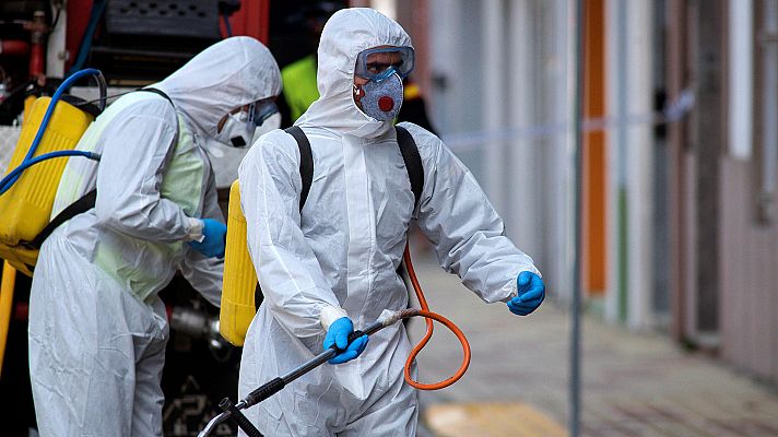 Telediario 1 - Telediario 2 en 4' - 23/03/20