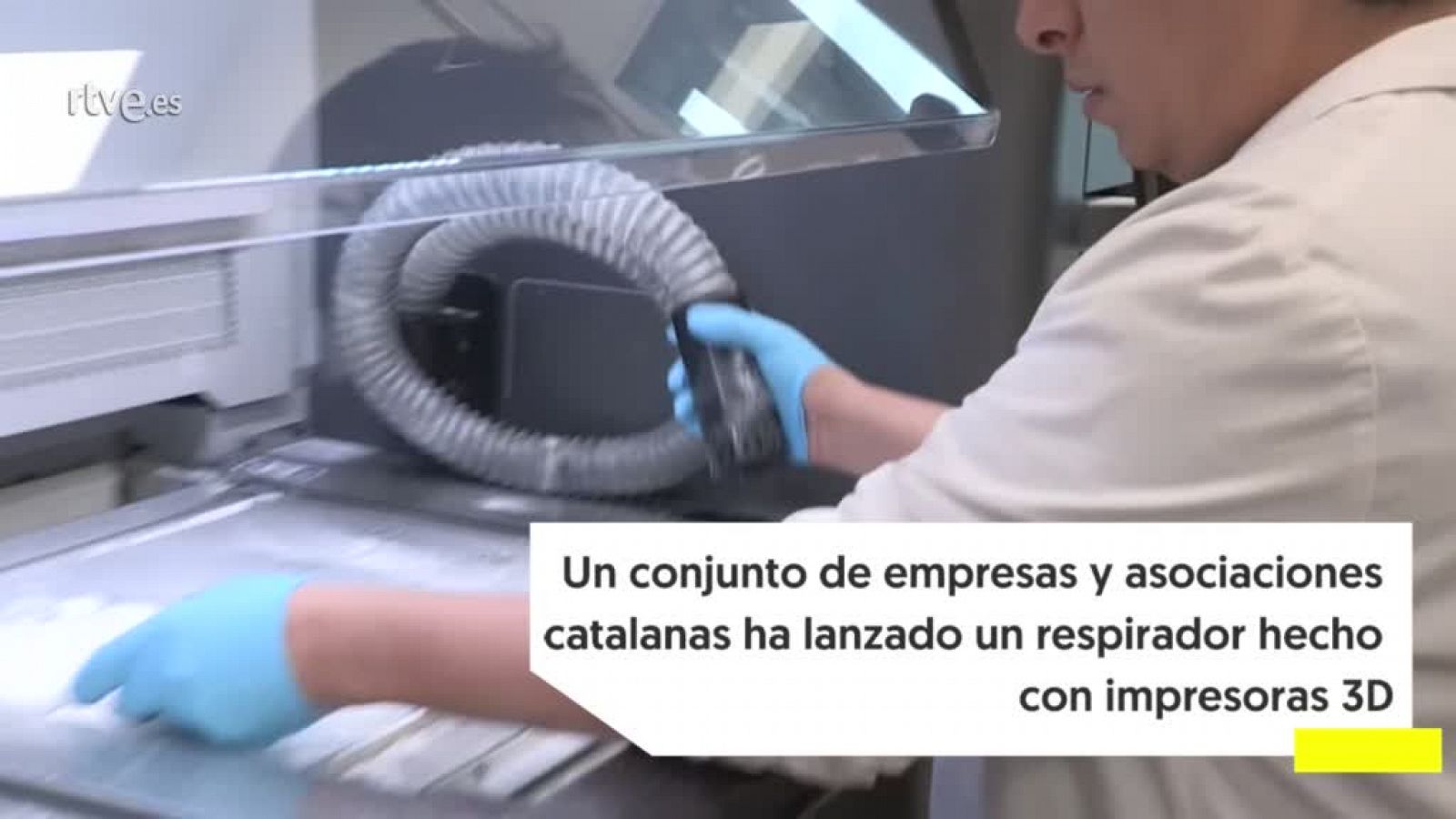 Empresas catalanas lanzan un respirador hecho con tecnología 3D