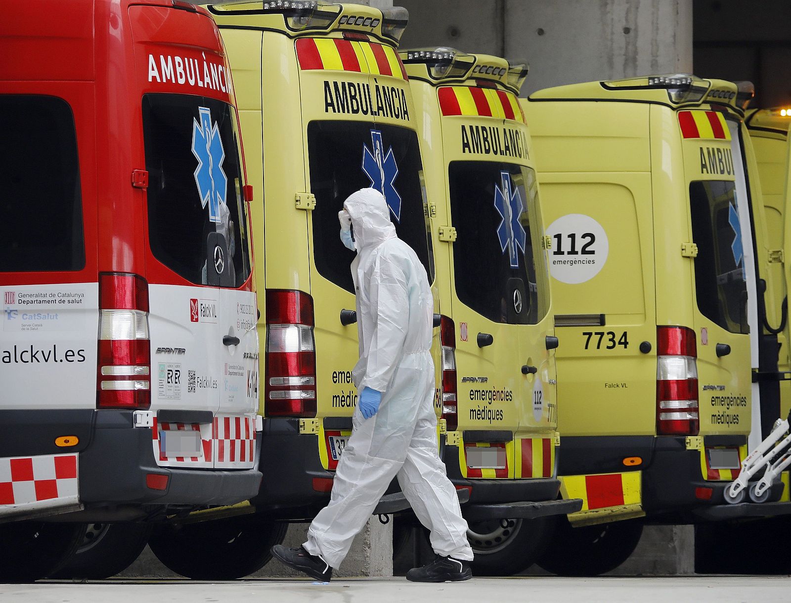 Hay 5.400 profesionales sanitarios afectados en España