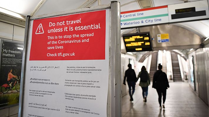 Telediario 1 - El Reino Unido comienza sus tres semanas de aislamiento por el coronavirus