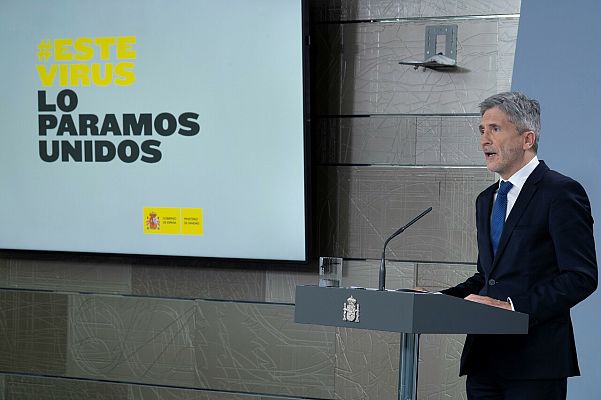 Especial Coronavirus - Marlaska: "Ya hay condenas por desobediencia de cuatro meses de prisión"