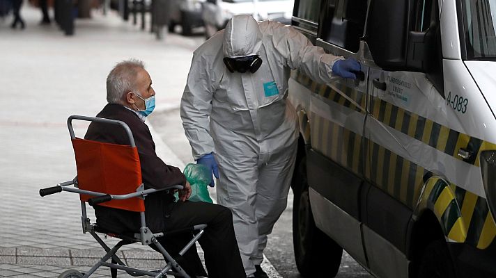 Telediario 1 - Más de 500 muertos con coronavirus en un solo día con cerca ya de 40.000 contagiados