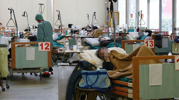 Telediario 1 - La región de Bérgamo es la más afectada por el coronavirus