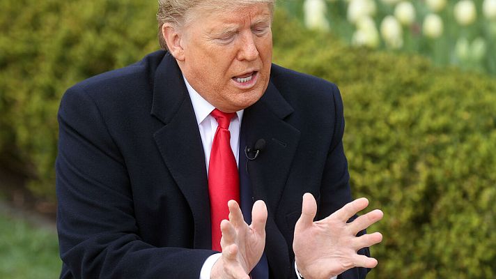 Telediario 1 - Trump pretende "reabrir" EE.UU. el próximo 12 de abril