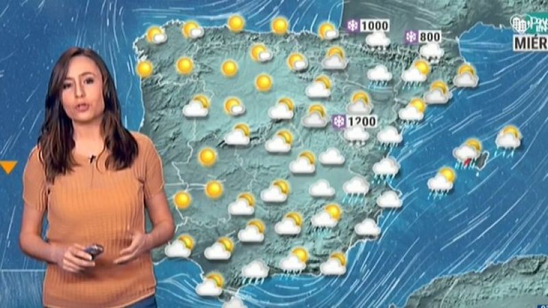 Las temperaturas descenderán en todo el país con fuertes vientos en el sureste y en el mar de Alborán