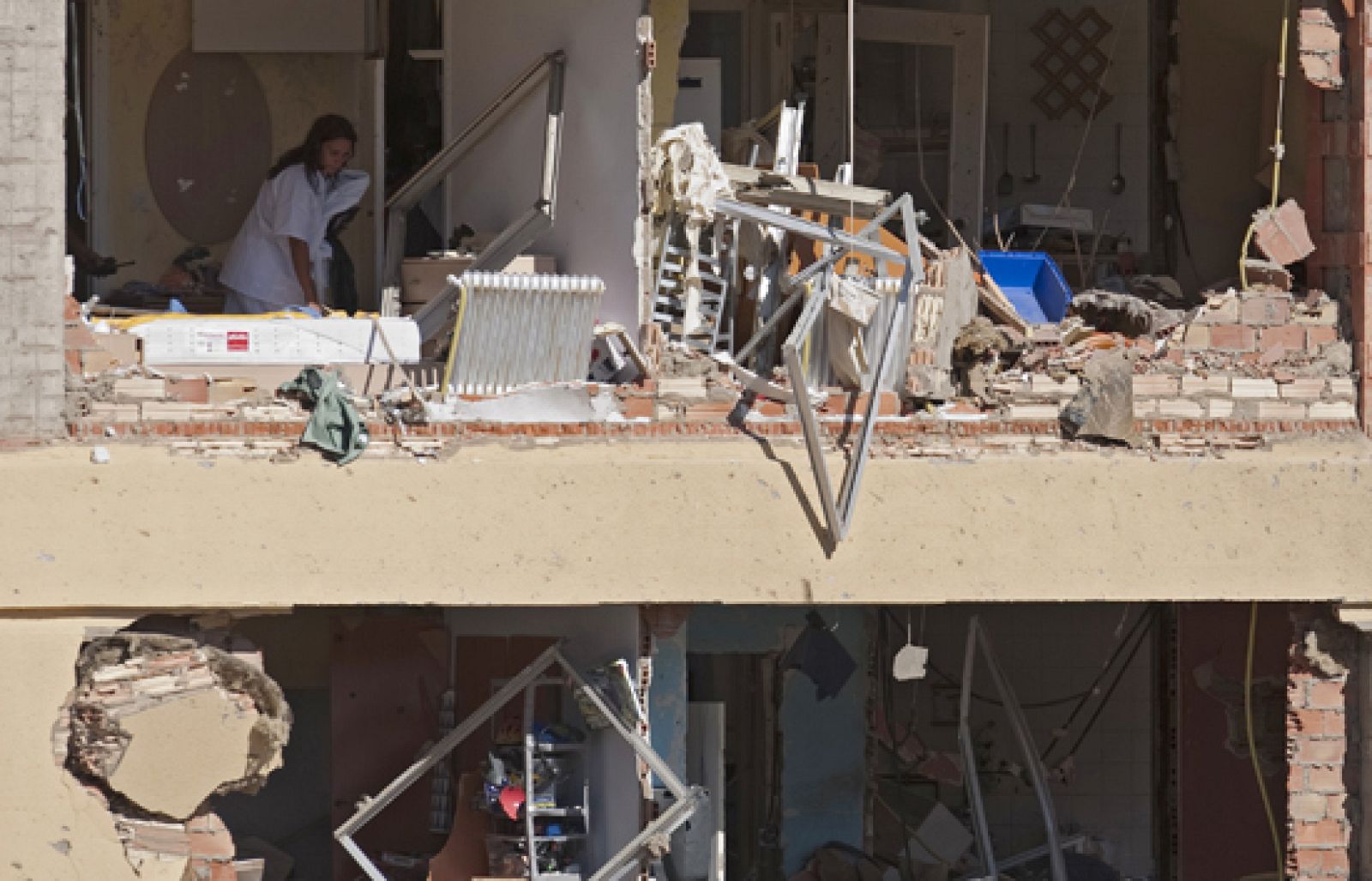 Continúan los trabajos en la casa cuartel de Burgos | Ver