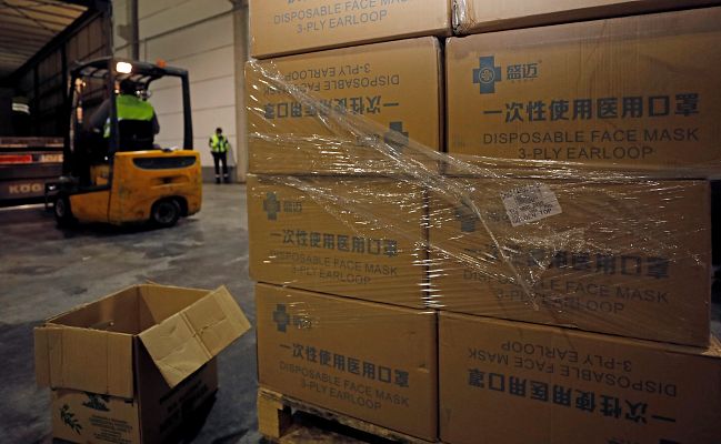 España compra material sanitario a China por valor de 432 millones de euros