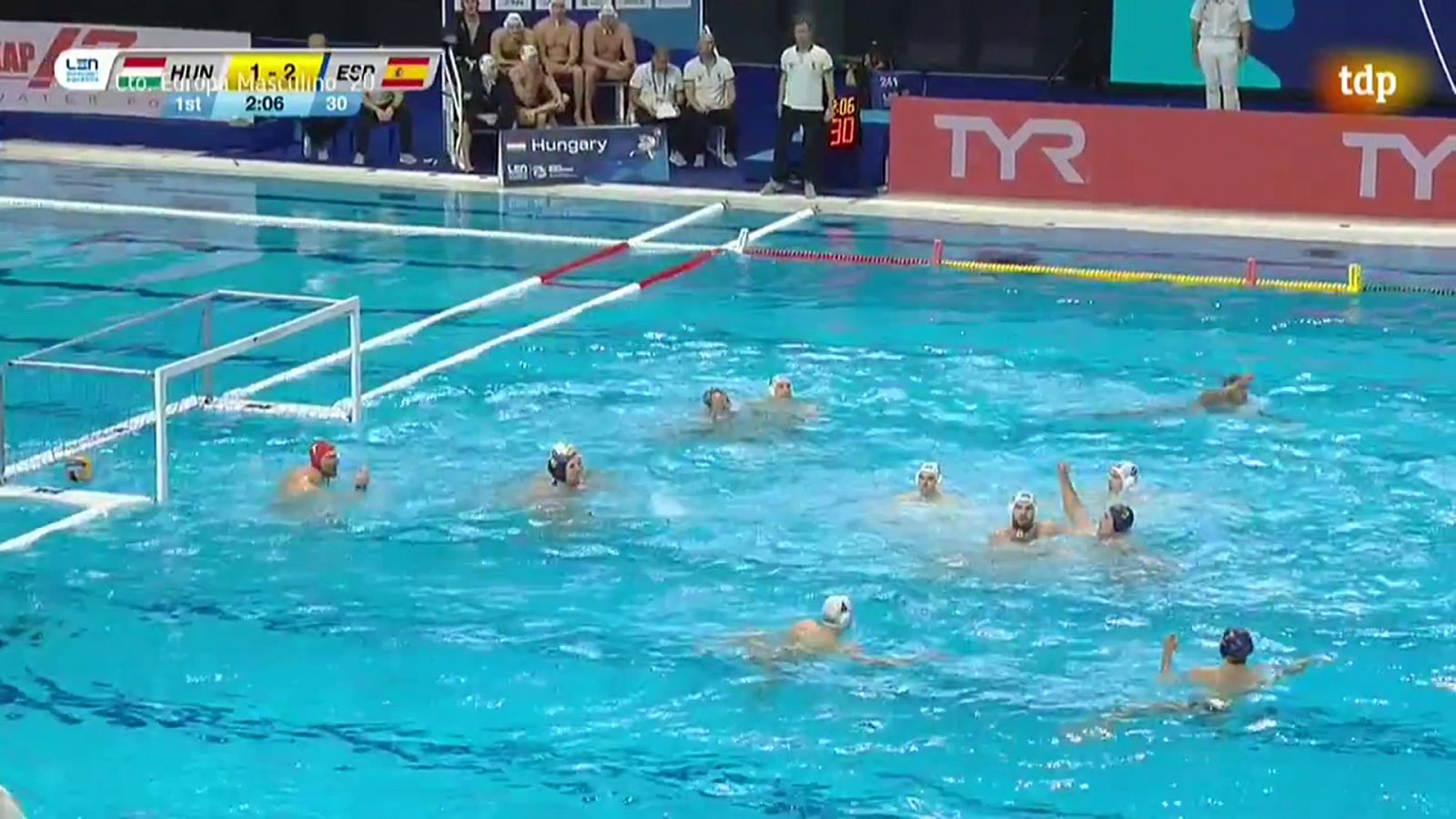 Quédate en casa con TDP - Waterpolo - Campeonato de Europa Masculino. Final: Hungría-España