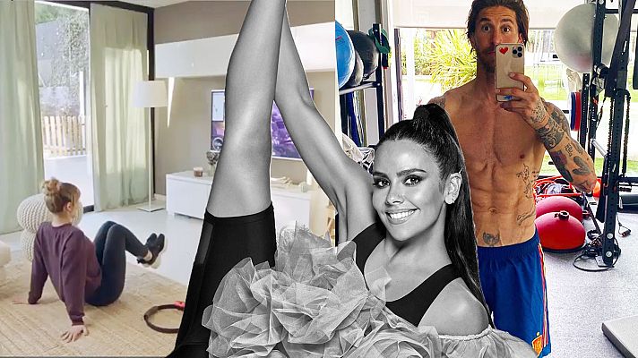  - Los famosos hacen ejercicio en casa durante la cuarentena