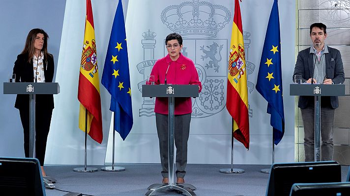 Telediario 1 - Exteriores prevé que puedan retornar 5.000 españoles atrapados en el extranjero por el coronavirus