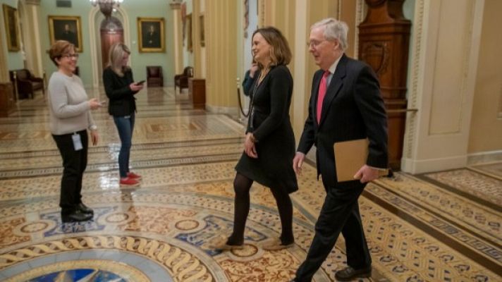 Telediario 1 - El Senado de Estados Unidos 