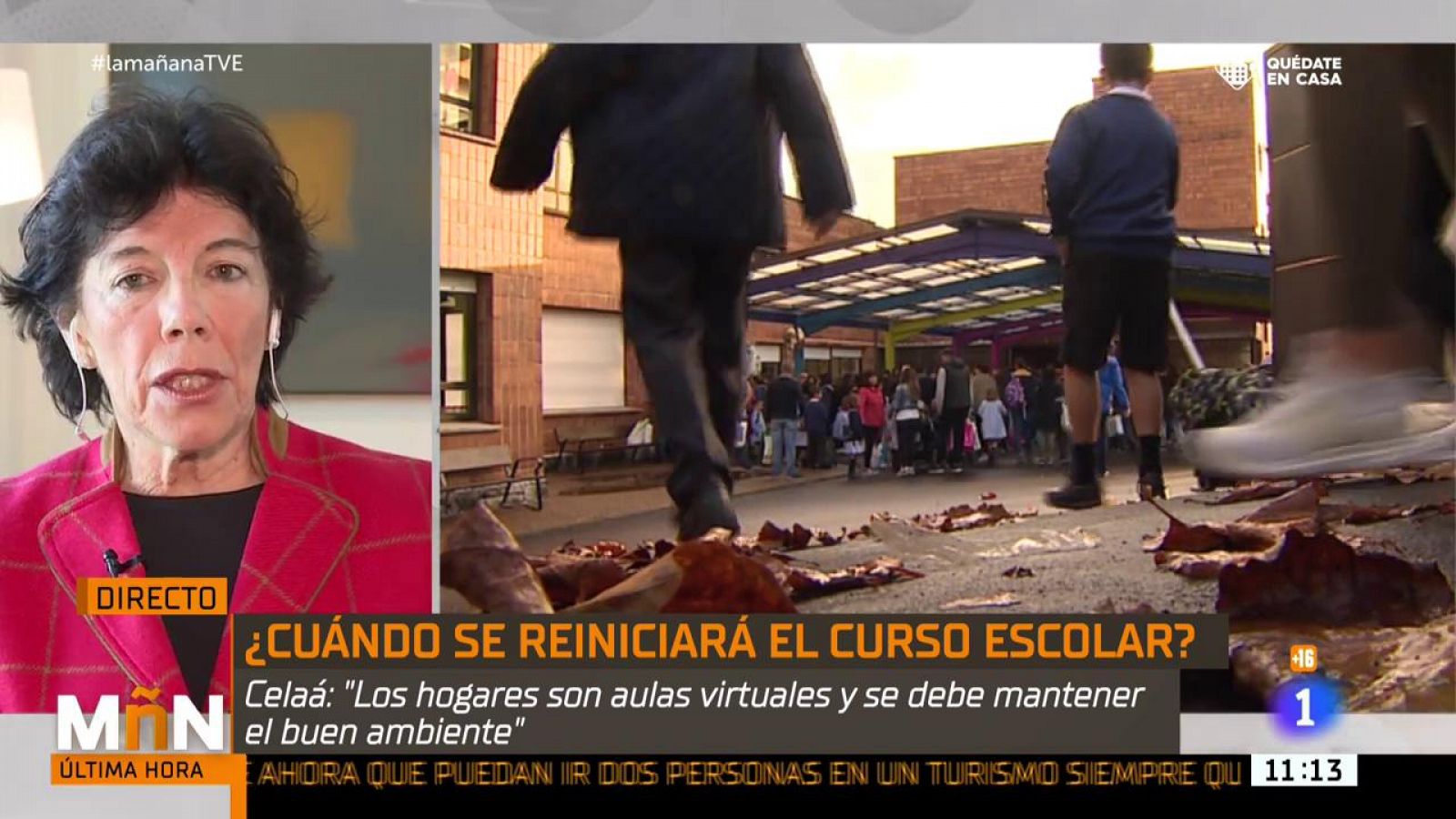 Entrevista a Isabel Celaá, ministra de Educación en La Mañana