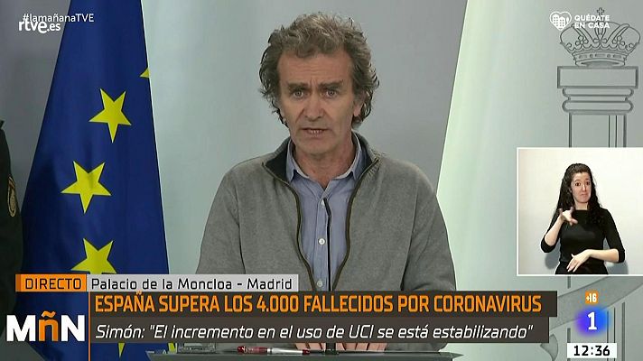 Especiales informativos - España registra 7.015 recuperados por coronavirus, un 12,5% variable según el territorio