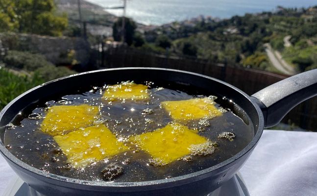 Aragüena no se resiste a la leche frita