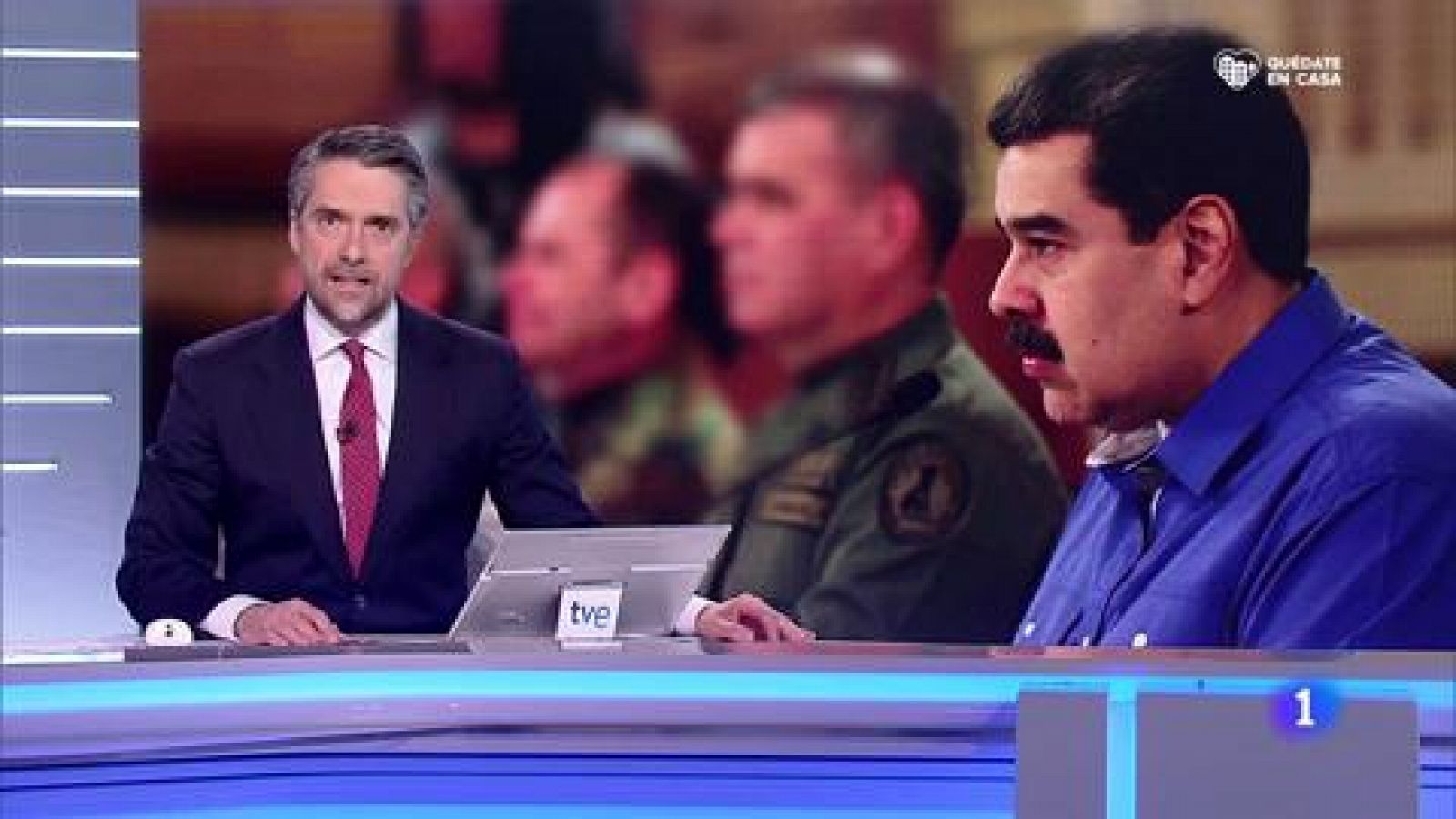 Telediario 1: EE.UU. ofrece una recompensa de 15 millones de dólares por Nicolás Maduro, al que acusa de narcotráfico | RTVE Play