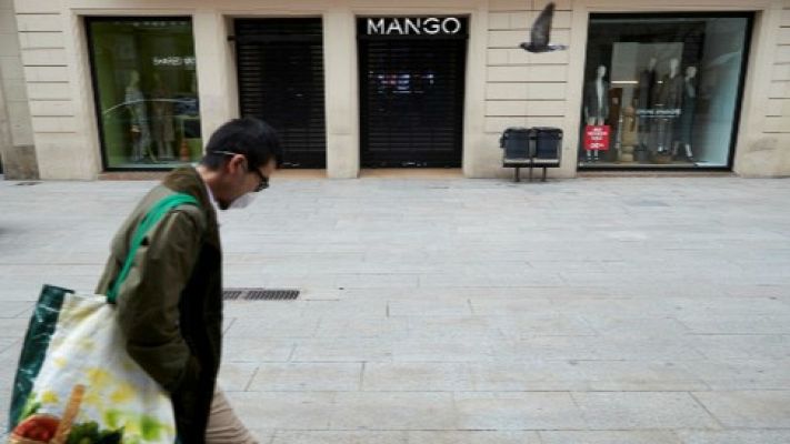 Telediario 1 - Los ERTE a consecuencia del coronavirus suman más de 240.000