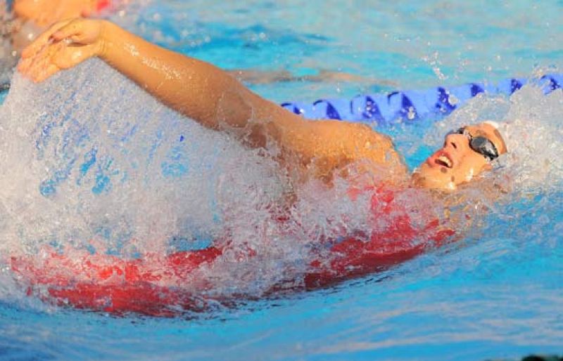 El nadador de Sabadell fue quinto con un tiempo de 1:54.92, nuevo récord de España. 
