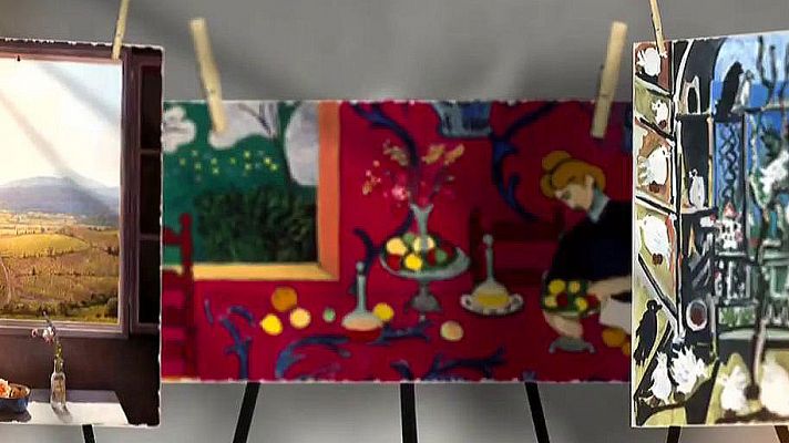 Telediario 1 - Ventanas en el arte para "asomarse" en días de confinamiento