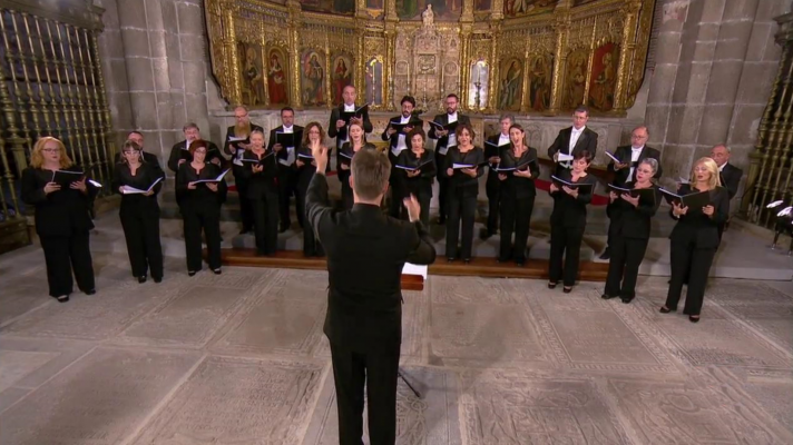 Coro de la RTVE desde la Catedral de Ávila