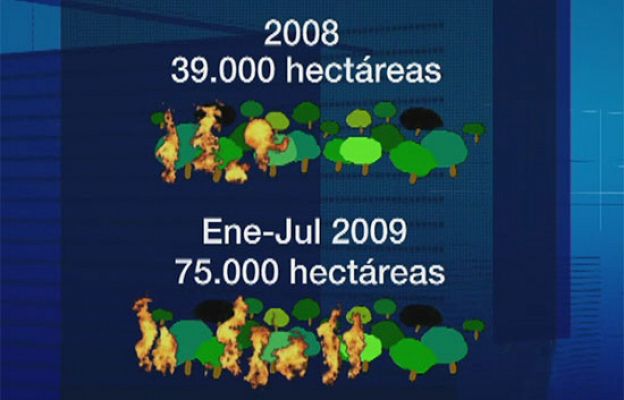  - Demasiados incendios en 2009