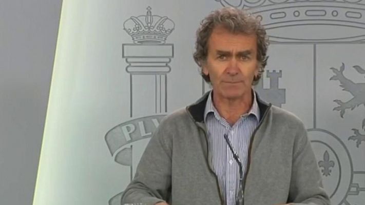 Simón: "La evolución parece que se ha estabilizado, incluso empezado a descender"