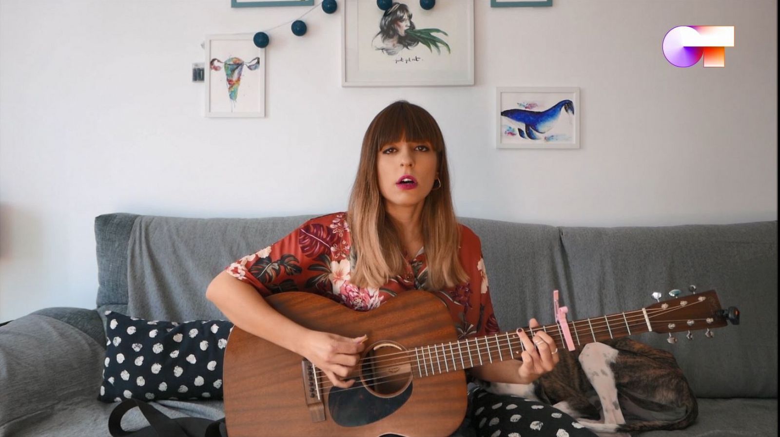 Concierto de Maialen desde su casa a causa del coronavirus