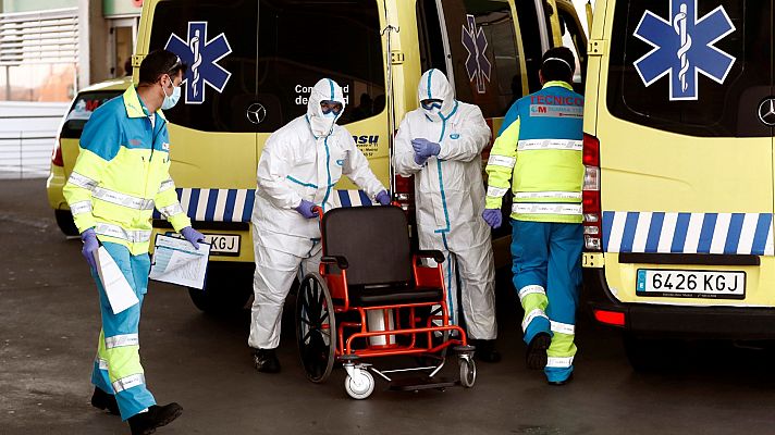 Telediario 1 - Sanitarios frente al coronavirus: "Nos está minando mucho psicológicamente"