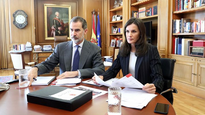 Felipe y Letizia, juntos por primera vez desde la cuarentena