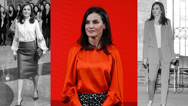 Los mejores estilismos 'working' de la reina Letizia