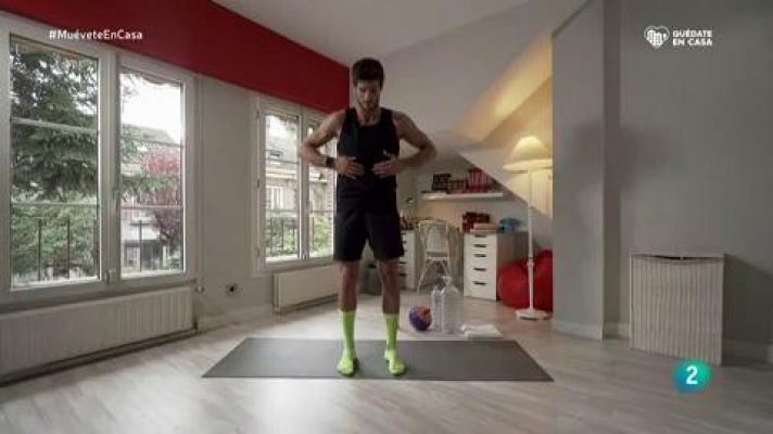 Muévete en casa - ¡Calentamos combinando abdominales hipopresivos y planchas