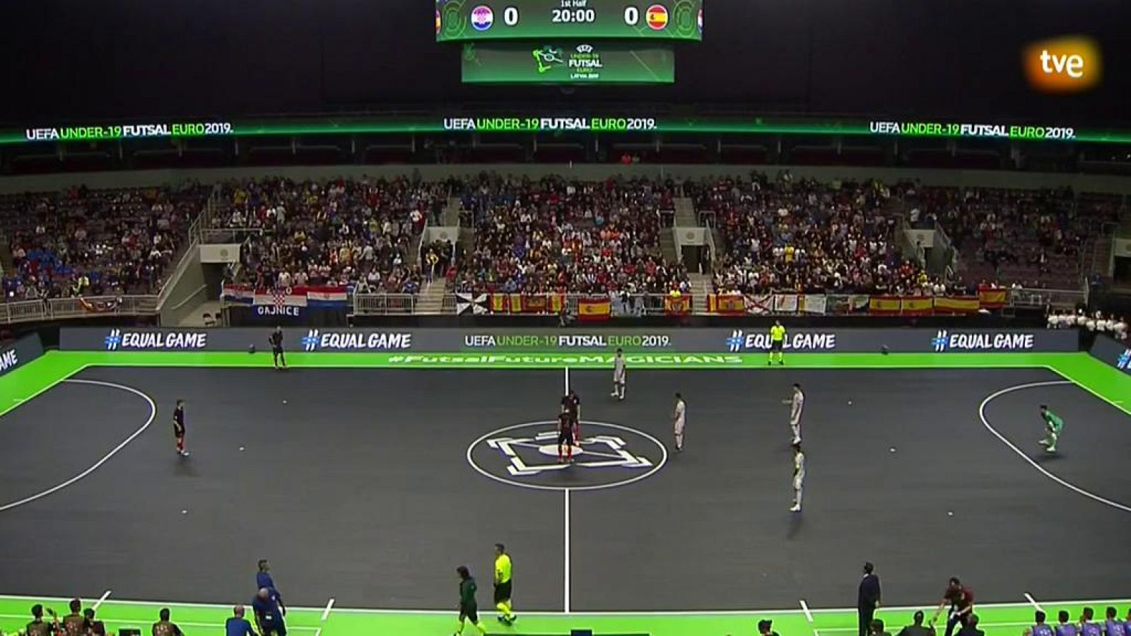 Quédate en casa con TDP - Fútbol Sala - Final del Campeonato de Europa Sub-19 2019: España - Croacia - ver ahora