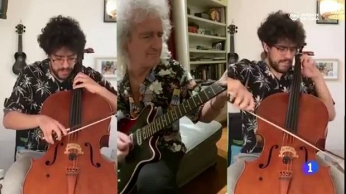 Un músico palentino consigue el aplauso de Brian May en las redes sociales