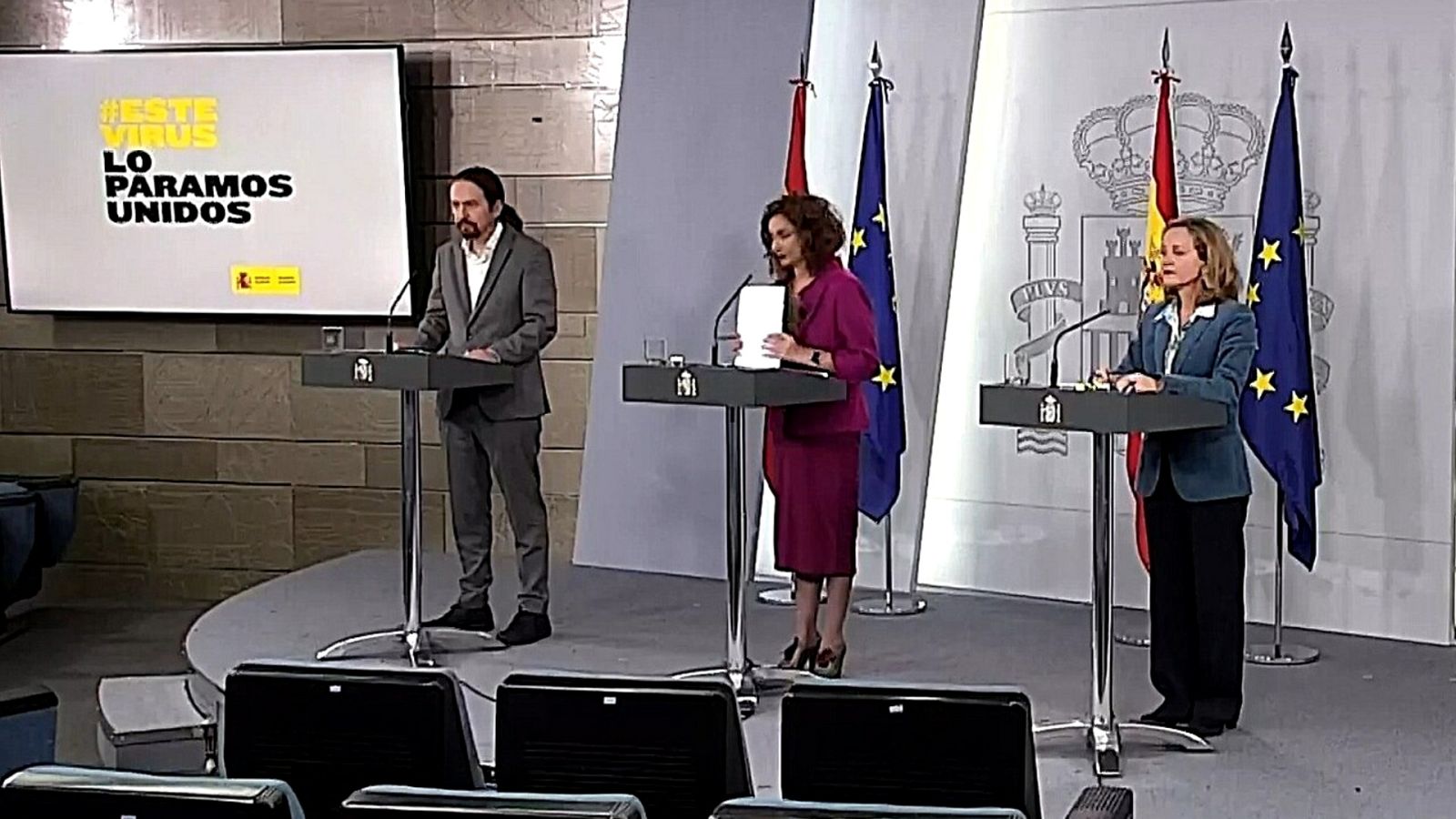 Especial informativo - Comparecencia de la portavoz y vicepresidentes del gobierno - 31/03/20 - ver ahora