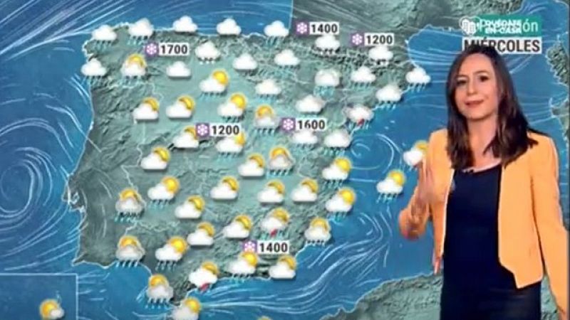 Lluvias intensas en Tarragona y Castellón, y heladas en las zonas de montaña