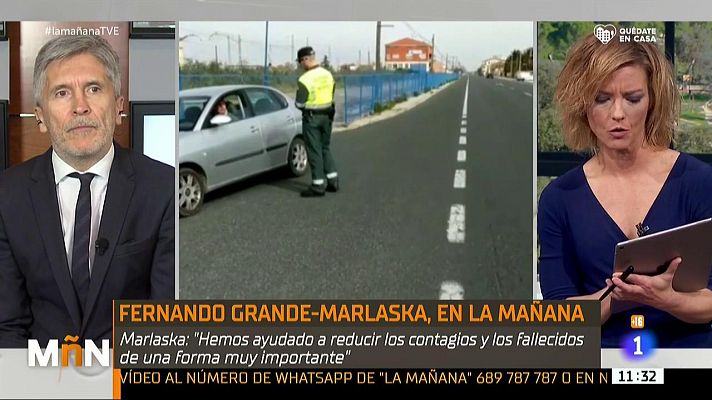 Marlaska: "España es el país que más test está haciendo"