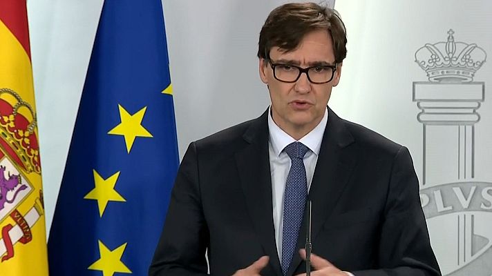 Especiales informativos - Salvador Illa: "Se han reducido las tasas de crecimiento de nuevos casos en UCIs y en contagios de forma relevante"
