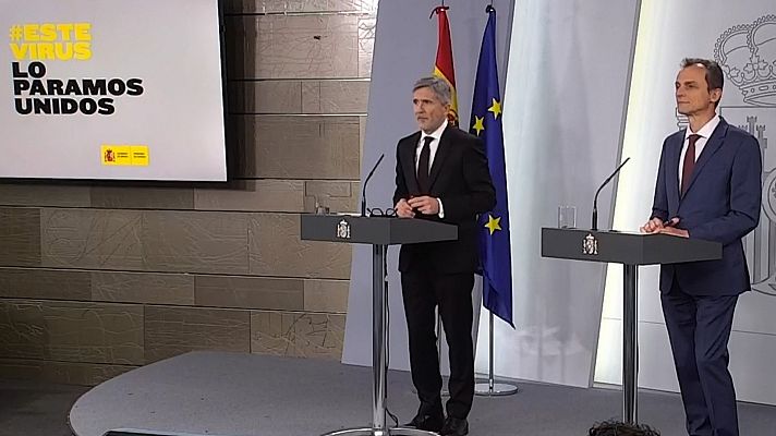 Especiales informativos - Comparecencia ministros de Interior y de Ciencia - 02/04/20