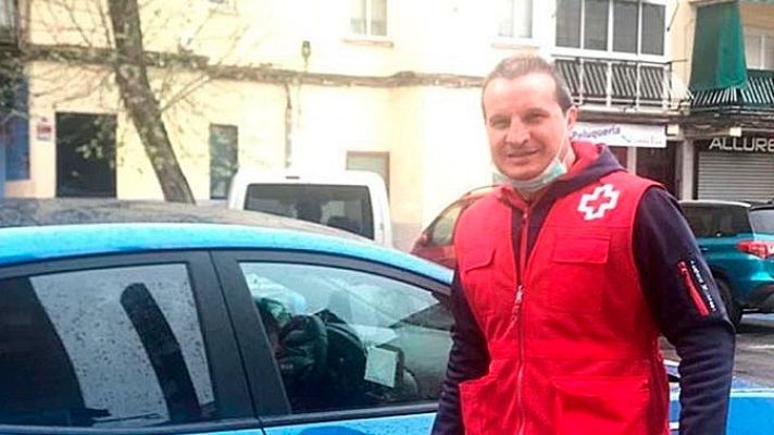 Telediario 1 - Javier Castillejo, campeón del mundo de boxeo y ejemplo de solidaridad