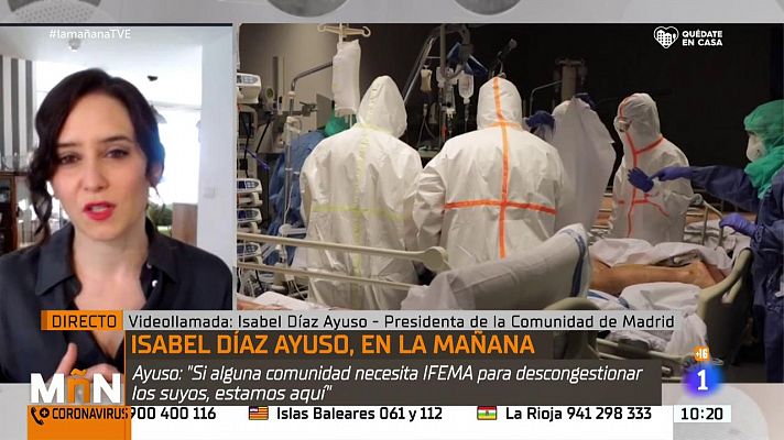 Díaz Ayuso: 'No ha existido un control real de la epidemia'