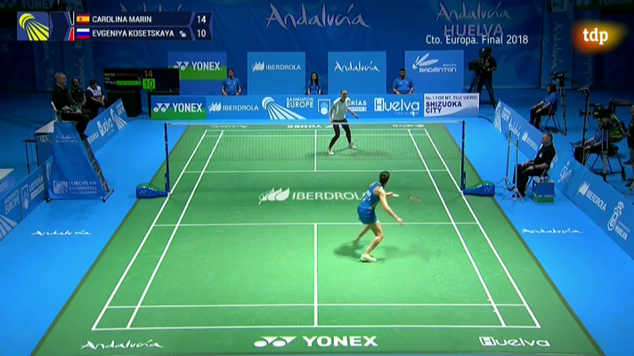 Los mejores momentos del deporte español - Bádminton - Final Cto de Europa 2018: C.Marín-E.Kosetskaya