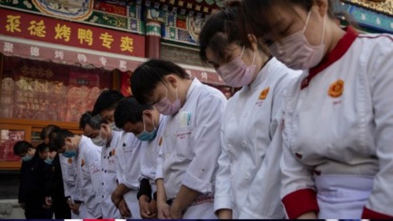 China rinde homenaje a las más de 3.300 víctimas de la pandemia del coronavirus